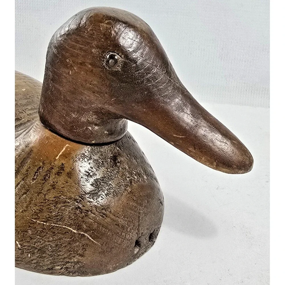 Vintage/Antique Wood Duck Decoy Hunting Float 15